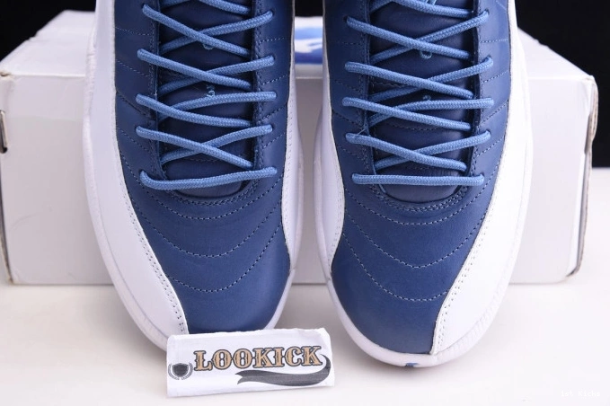 1st Kicks Shoes 12 Air Retro Jordan Blue 130690-404 Stone 0817